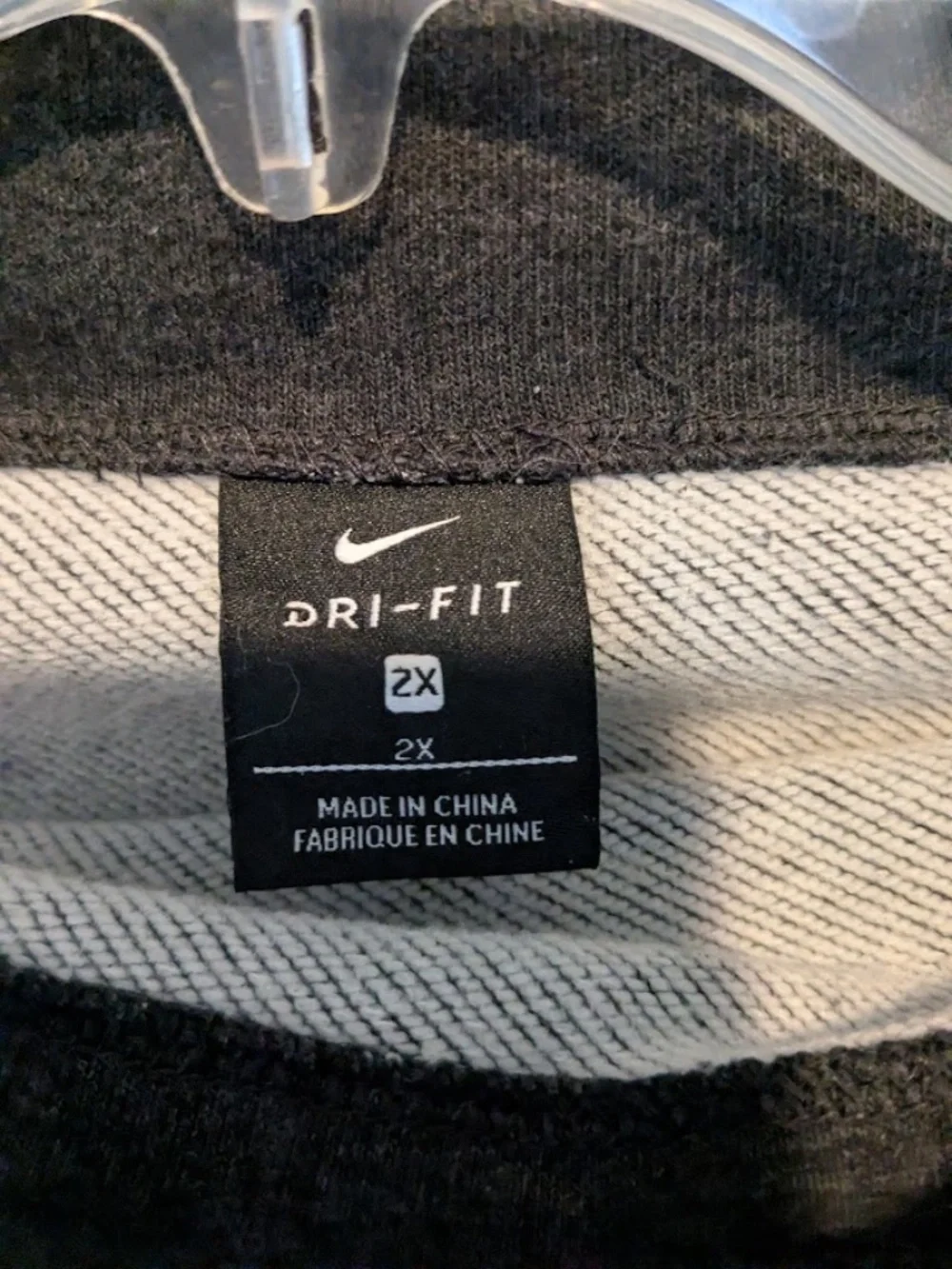 Nike Dri-fit Versa Studio Mock Neck Sweatshirt, Gray, Women's 2x